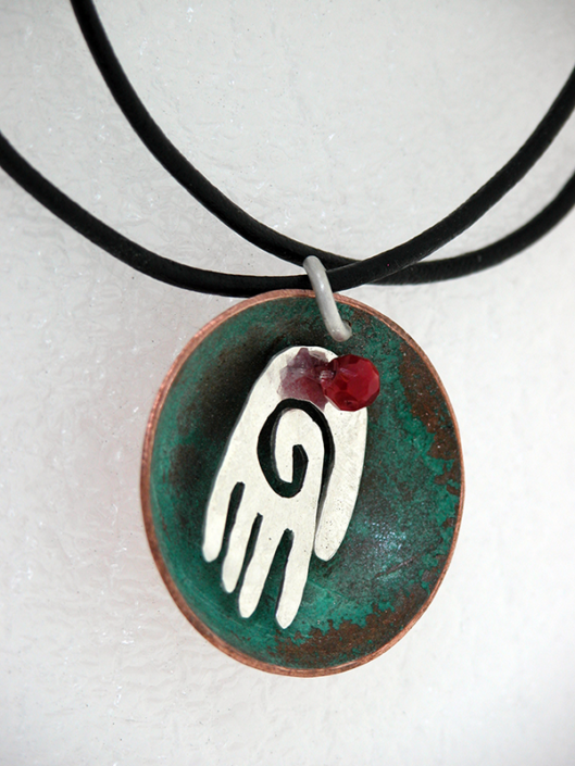 Folk Hand Pendant