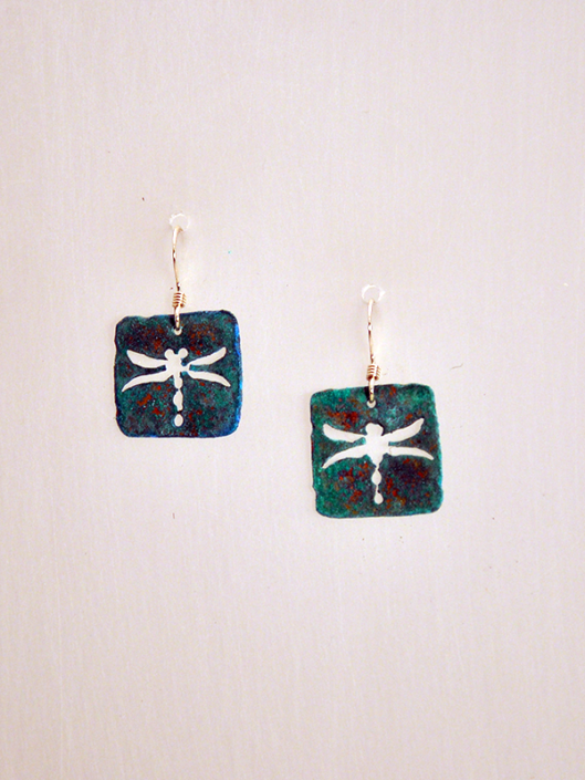 Dragonfly earrings