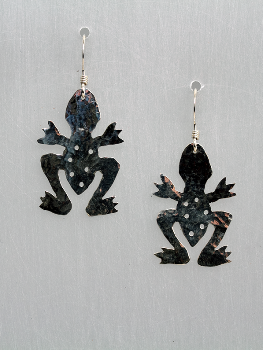 Frog earrings