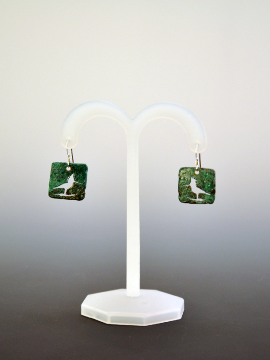 Kingfisher earrings