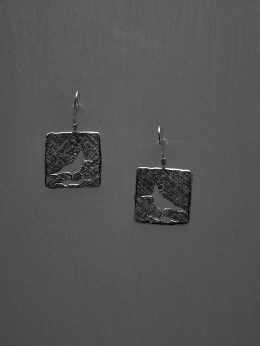 Kingfisher earrings