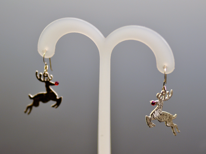 Reindeer earrings